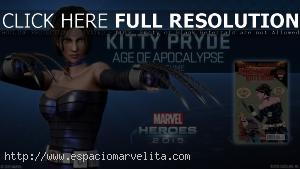 Marvel Heroes 2015. Primer vistazo a Kitty Pryde de La Era de Apocalipsis Traje de La Era de Apocalipsis para Kitty Pryde en Marvel Heroes 2015