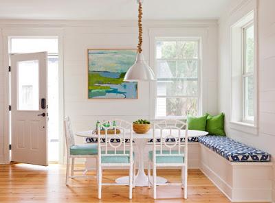 Blanco y Turquesa en Charleston Blanco y Turquesa en Charleston