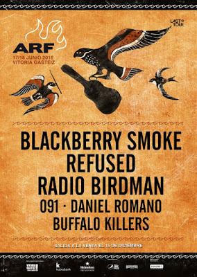 Refused, 091 y Daniel Romano se suman al Azkena Rock Festival 2016