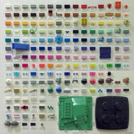 Todos los colores de los bloques de LEGO existentes reunidos en una gráfica Todos los colores de los bloques de LEGO existentes reunidos en una gráfica