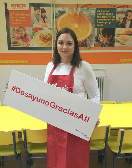 #DesayunoGraciasATi; ayudemos a comenzar el día con una sonrisa