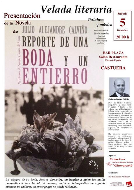 Pesentación de “Reporte de una boda y un entierro” en Castuera Cartel de la actividad