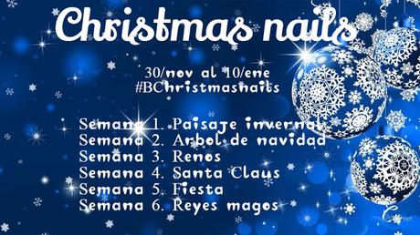 PAISAJE INVERNAL. #BChristmasNails PAISAJE INVERNAL. #BChristmasNails