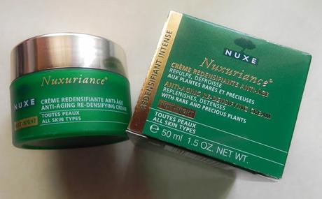 Crema de noche y contorno Nuxuriance de Nuxe: Review