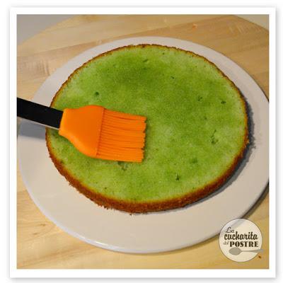 TARTA DE MANZANA VERDE CON DEGRADADO / GREEN APPLE OMBRE CAKE