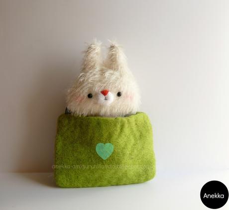 muñeca de mohair disponible en etsy plush bunny etsy shop