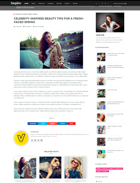 Plantillas blogger gratuitas con un diseño increíble Plantillas blogger gratuitas con un diseño increíble