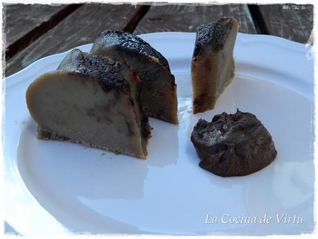 Flan de chocolate al microondas Flan de chocolate al microondas