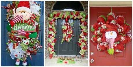 Cómo decorar en navidad con guirnaldas de mallas