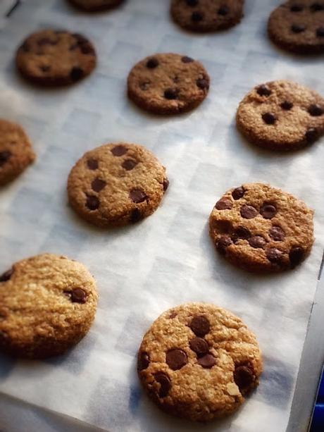 COOKIES DE AVENA Y CHOCOLATE