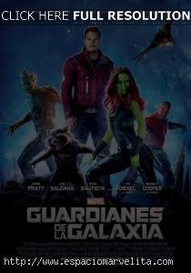 Póster latino oficial para Guardianes de la Galaxia