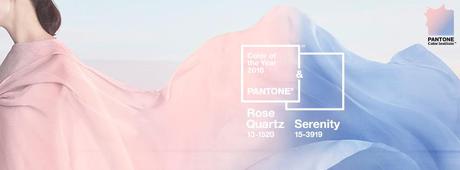 PANTONE Cuarzo Rosa y Serenity 2016