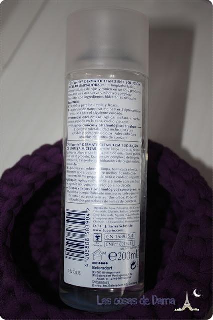 Agua Micelar 3 en 1 de Eucerin Eucerin DermatoClean solución micelar
