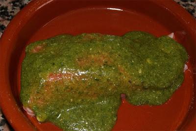 Salmón al pesto paso 2 Salmón al pesto paso 2