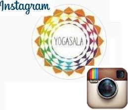 YogaSala Málaga en redes sociales, click sobre los iconos: