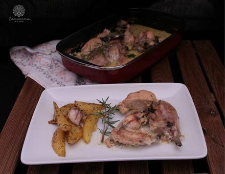 POLLO ASADO CON LECHE