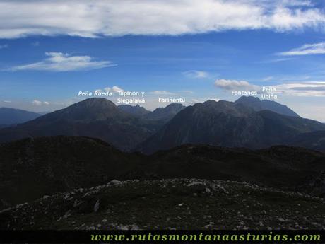 Circular Coañana Saleras: Vista del Macizo de Ubiña Circular Coañana Saleras: Vista del Macizo de Ubiña