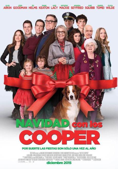 Trailer y afiche de #NavidadConLosCooper. Estreno en #Chile, 10 de Diciembre de 2016
