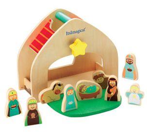 Decora con un Belén, aunque sea un Belén pequeño. Portal de Belen mini para decorar en Navidad