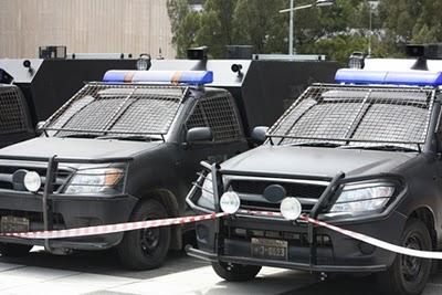 Fotos del set del remake de 'Jued Dredd' Fotos del set del remake de 'Jued Dredd'