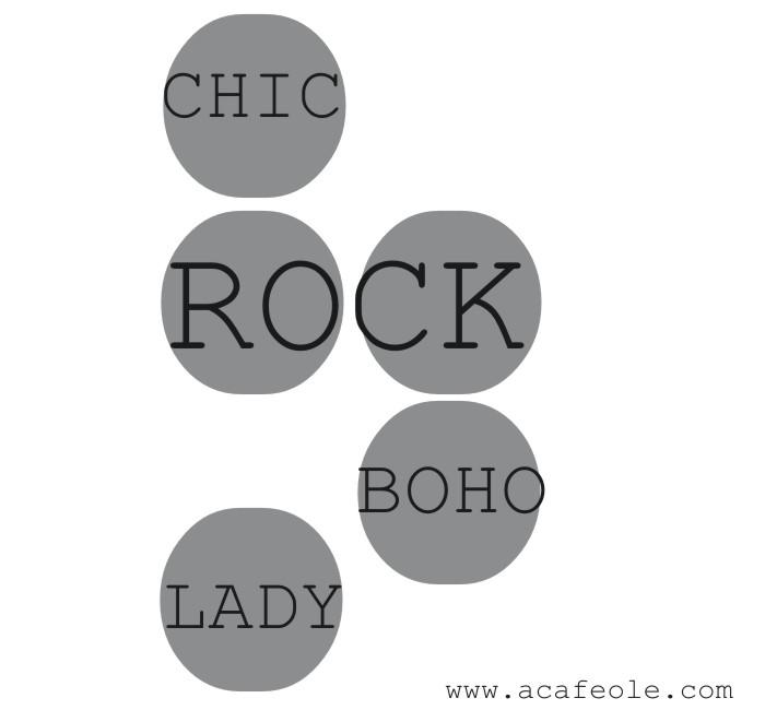Trends: rock, boho-chic, lace,lady