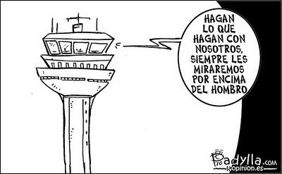 Controladores aéreos, militarizados. Controladores aéreos, militarizados.