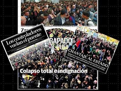 Controladores aéreos, militarizados. Controladores aéreos, militarizados.