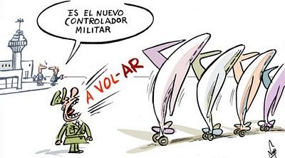 Controladores aéreos, militarizados. Controladores aéreos, militarizados.
