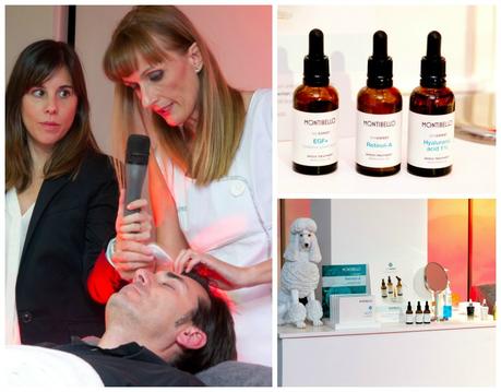 Montibello presentando su gama Skin Expert