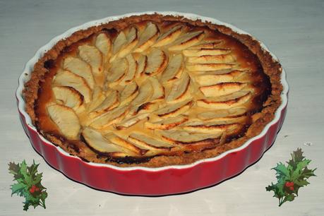 TARTA DE MANZANA CON SABOR NAVIDEÑO TARTA DE MANZANA CON SABOR NAVIDEÑO