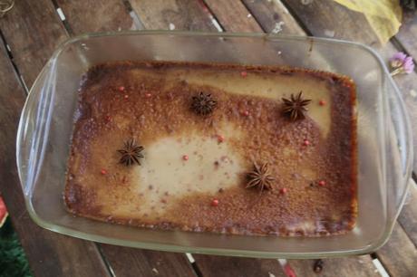 Flan de anis y pimienta rosa Flan de anis y pimienta rosa