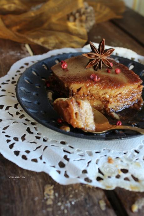 Flan de anis y pimienta rosa Flan de anis y pimienta rosa