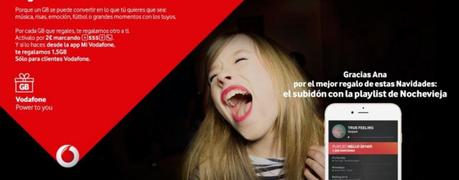Vodafone te permite regalar GB para esta temporada Navideña (recompensándote por tu buena acción)
