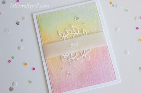 Watercolor background for a soft and subtle Christmas card Watercolor background for a soft and subtle Christmas card