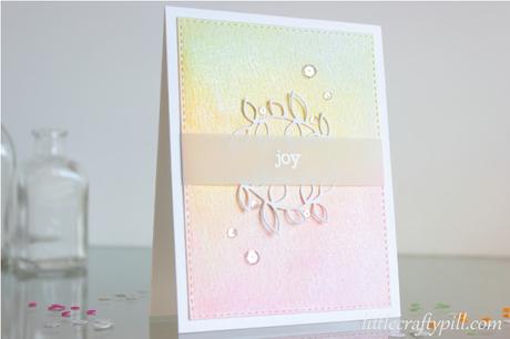 Watercolor background for a soft and subtle Christmas card Watercolor background for a soft and subtle Christmas card