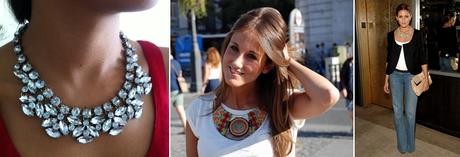 Tipo de collar en función del escote Tipo de collar en función del escote