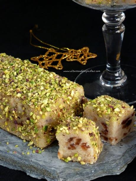 Turrón Dátiles, Almendra y Pistachos