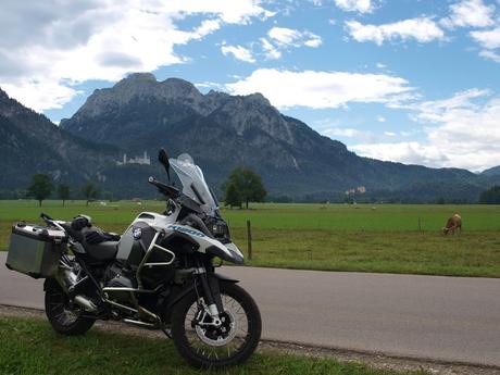 Castillo de Füssen, fotos y mapas para llegar a la tienda de entradas y autobús del castillo.