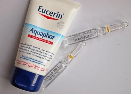 Eucerin Aquaphor y Montibello Hyaluronic Acid 