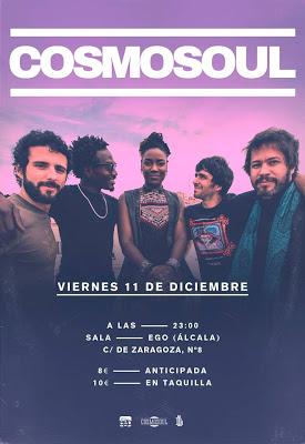 Cosmosoul en directo o el último concierto del año o los blancos no saben bailar ¡pero qué bien se lo pasan los condenados!: Cosmosoul en directo o el último concierto del año o los blancos no saben bailar ¡pero qué bien se lo pasan los condenados!: