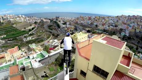 Danzando en bicicleta por los tejados de Las Palmas de Gran Canaria cascadia gopro las palmas en bicicleta
