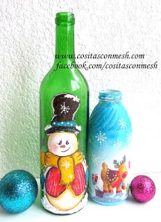 Cómo decorar botellas con luces paso a paso