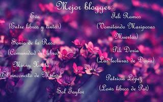 Nominada a los Café Librero Awards como mejor Blogger@ y Mejor Blog Literario