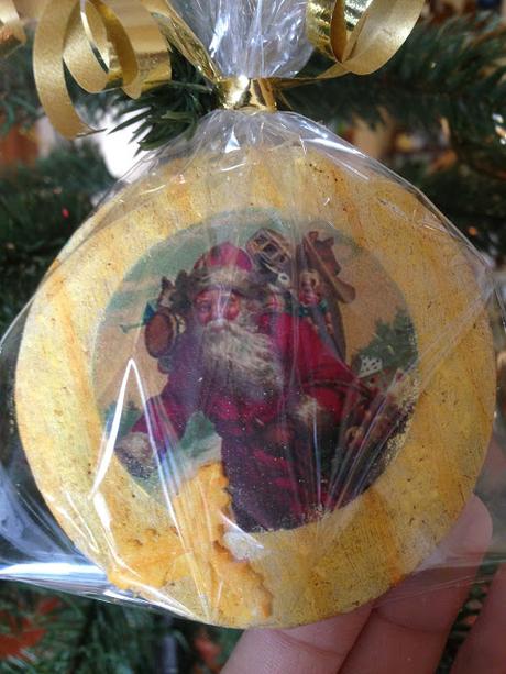 Galletas de Navidad con papel de azucar