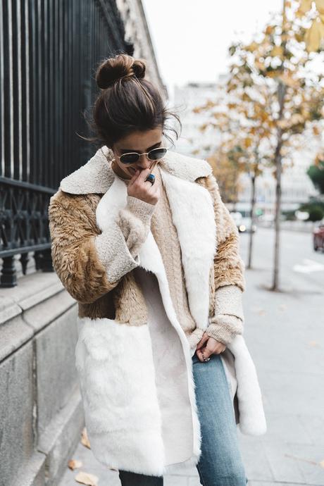 Patchwork Coat Patchwork_Coat-Faux_Fur_Coat-Asos-Mother_Jeans-Denim-Cable_Knit_Sweater-Snake_Effect_Booties-Topknot-Collage_Vintage-Street_Style-Outfit-18