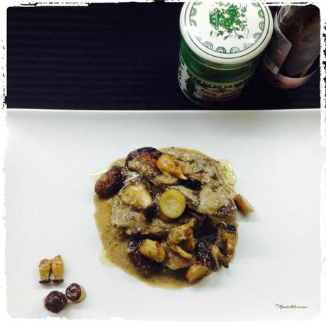 Hígado en salsa con setas salteadas Hígado en salsa con setas salteadas 4