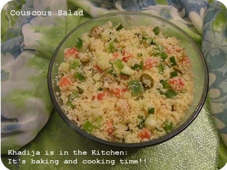 SALADE DE COUSCOUS / COUSCOUS SALAD / ENSALADA DE CUSCÚS