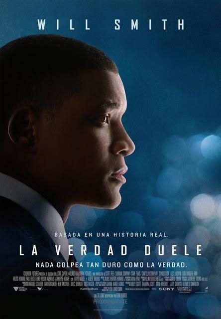 Póster trailer español verdad duele (concussion)