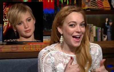 Jennifer Lawrence se ríe de Lindsay Lohan Jennifer Lawrence se ríe de Lindsay Lohan