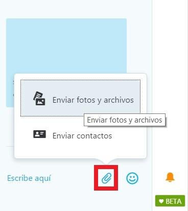 Enviar imágenes en Skype para Outlook.com mandar fotos en Skype para Outlook.com